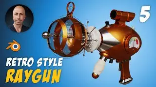 Retro Style Ray Gun - Part 5 - Final Model - Blender Tutorial For All