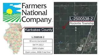 Land For Sale | 30 +/- Acres, Kankakee County, Illinois