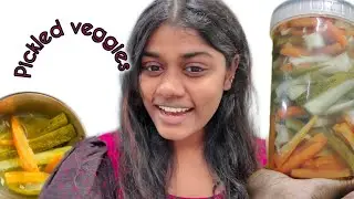 No oil Mixed Veg Pickles-Healthy Mildly Spicy Pickles at home |Tamil |🥒 🥕|My first attempt 😉