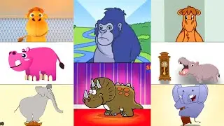 HICKORY DICKORY DOCK || KINGKONG VS. TRICERATOPS || NEON OUTLINE PARTY EFFECTS || EFFECT TUTORIAL
