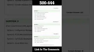 500-444 Exam Dumps With Practice Questions - Free Download
