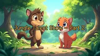 Jungle Talent Show &ndash; Part 2 | Bobo Joins the Band | Funny Animal Story for Kids