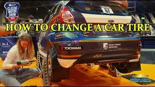 CLASSIC MOTOR SHOW  NEC 2025 HOW TO CHANGE A CAR TIRE
