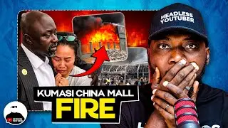 Как начался пожар в торговом центре China City в Кумаси || Полная история