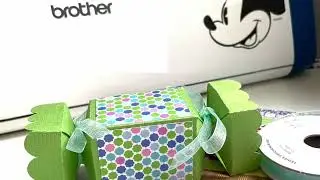 Brother Scan N Cut Candy Popper Treat Box! #short #brotherscanncut #creativefabrica #partyfavors