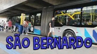 Metra no Terminal São Bernardo - Movimentação de Ônibus #33