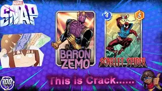 Baron Zemo X Scarlet Spider is Unstoppable | Marvel Snap Deck Highlight
