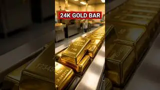 Inside a 24K Gold Bar Factory 🧈 How It&rsquo;s Made