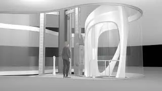 Set Designer's 3D Model & Animation Of The Pearl's Maglev Elevator - Skyscraper Movie