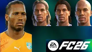 EA FC 26 - Как создать Дидье Дрогба в его лучшей форме | Pro Clubs | Создание лица + статистика