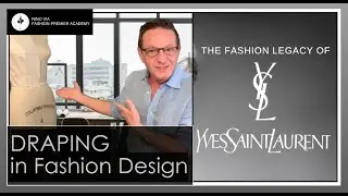 What Is DRAPING In Fashion Design ~ How To Study Fashion Online For Beginners ~ Learn Fashion Online