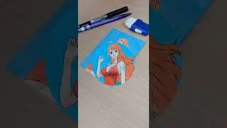 Nami 🍊 #art #animeart #trending #transition