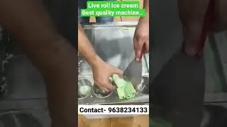 dolphin brand live ice cream machine..👍