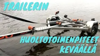 Venetrailerin keväthuolto