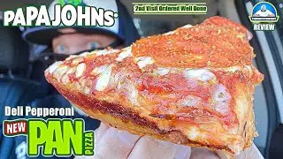 Ordering The NEW Papa Johns&reg; Pan Pizza Well Done! 🍕 | 2nd Try | theendorsement