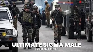 RASHTRIYA RIFLES ULTIMATE SIGMA MALE || INDIAN ARMY || MOST BADASS || FULL SCREEN || #DEFENCESOUL