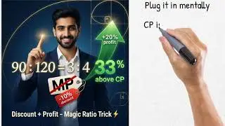 Profit & Loss problems - No Pen No Paper - Magic Ratio