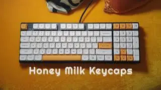 (4k) Honey Milk Keycaps | Rakk Ilis