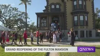 Grand re-opening of Rockport-Fulton mansion