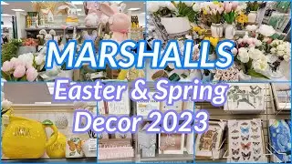 MARSHALLS EASTER AND SPRING DECOR 2023 SHOP WITH ME NEW FINDS