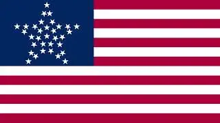 All U.S. flags in history National Anthem