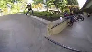 Aiden Caruth - Boardslide at Washington Jefferson Skatepark.