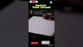 Naruto easy to drawing make in just seconds #naruto#trendingshorts #shortsfeed