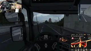 Delivering Salmon Fillet from Düsseldorf to Tradeaux | Euro Truck Simulator 2 | Logitech G920