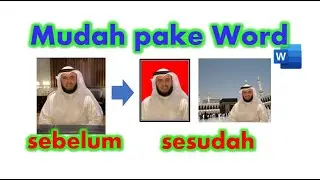 How to remove photo background in Ms Word