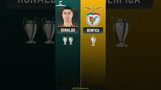 Cristiano Ronaldo 🆚 Benfica All UCL Trophies ☠️ #shortsfeed #ronaldo #trending