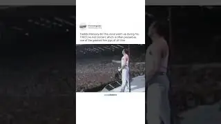 When Freddy Mercury shared his vocal warm ups with his audience ❤️🔥 #queen #freddiemercury #vocals