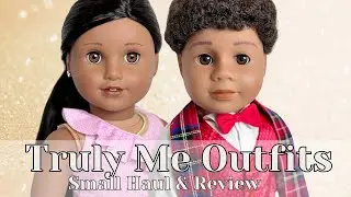 American Girl Truly Me Outfits | Masculine Doll Clothes + Rosy Resort Swimsuit | Unboxing & Review