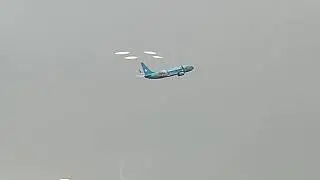 Xiamen Air Universal Beijing Resort Livery departing Hanoi airport Vietnam airport view