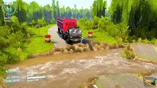 Trucks vs. Treacherous River: The Ultimate Challenge &ndash; Spintires Mudrunner 2018