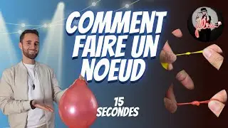 COMMENT FAIRE UN NOEUD DE BALLON  ?  (#1 Tuto Ballons en 15 sec)