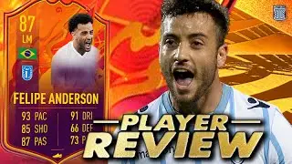 87 HEADLINERS FELIPE ANDERSON PLAYER REVIEW! GAMEPLAY OBJECTIVE - FIFA 22 ULTIMATE TEAM