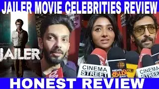 JAILER MOVIE FDFS CELEBRITIES REVIEW|RAJINIKANTH|TAMANNAAH|ANIRUDH|#jailerreview #jailermovie #hukum