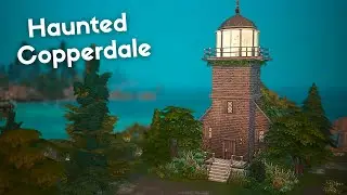 Сохранение в призрачном Коппердейле: Жуткий маяк (The Sims 4 SpeedBuild: Без CC)