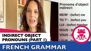 Indirect Object Pronouns replacing people (French Grammar)
