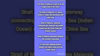 Strait of Malacca #Malaccastrait #Malacca