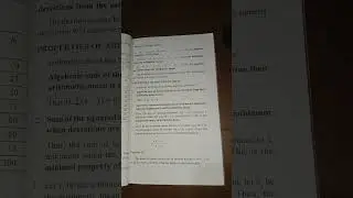 Properties of Arithmetic mean