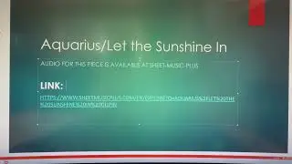 #5 Aquarius/Let the Sunshine In - Placeholder