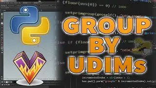 Houdini Tutorial : Group By UDIMs using VEX and Python