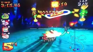 CRASH NITRO KART PLAYSTATION 2 DEEP SEA DRIVING LAPS 7 DR. NEO CORTEX 