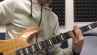 Funk solo slap bass jam