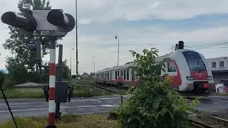 Železničné priecestie Vranov nad Topľou (SK) (SSSR/AŽD 71) - 22.7.2023 / Slovakia railroad crossing