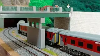 Added an Overpass Bridge to the layout | HO Scale Indian Model Train