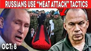 08 Oct: russians use &ldquo;MEAT ATTACK&rdquo; tactics. Chemical GAS against the Ukrainian Military