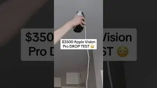 $3500 APPLE VISION PRO DROP TEST #shorts