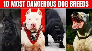 Top 10 Most Dangerous Dog Breeds 🐕 | Deadly Dogs You Must Know About